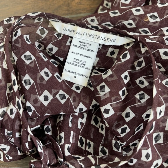Diane von furstenberg silk button down blouse - Picture 4 of 5